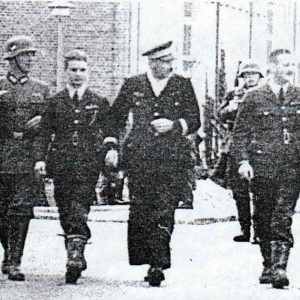 Colonel Enselem his oberver SL S S Murray and PO A B Thompson in Berlin - SP002