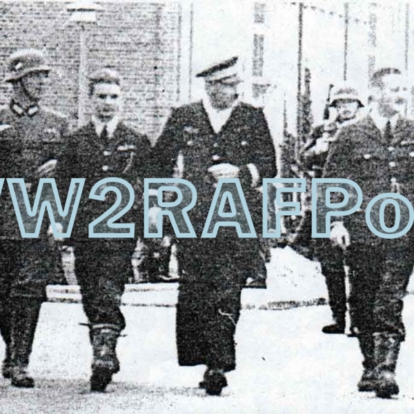 Colonel Enselem his oberver SL S S Murray and PO A B Thompson in Berlin - SP002