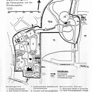 Plan of Palmengarten 1939 - DLFAM002