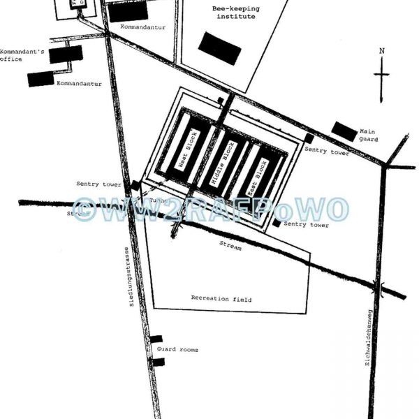 Layout of Dulag Luft, April 1940 to October 1942 - DLOB052